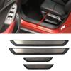 4 шт./комплект ABS Нержавеющая сталь Для 2017- Mazda CX-3 CX3 CX 3 Автомобильные накладки на пороги Декоративная крышка Царапины Аксессуары для автомобиля