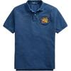 Polo Tiger Embroidered Pullover Polo Shirt Short Sleeve Polo Shirts Navy-Blue 710798087-001
