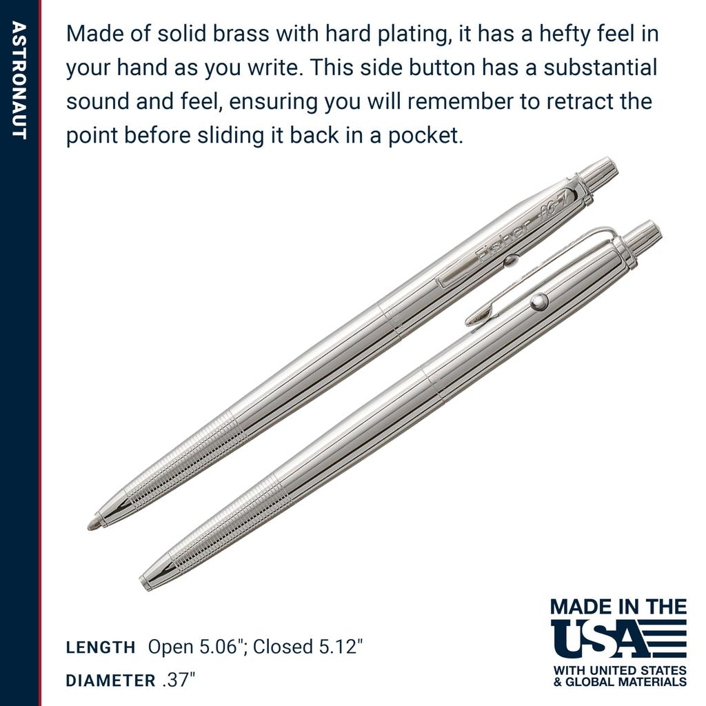 Шариковая ручка Fisher ASTRONAUT Chrome 1010034 AG-7