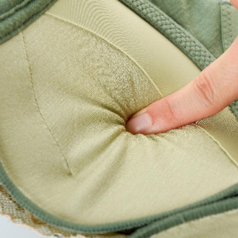 Осень и зима, новый черный бюстгальтер для девочек, дышащее нижнее белье с кольцом из нержавеющей стали, регулируемый бюстгальтер