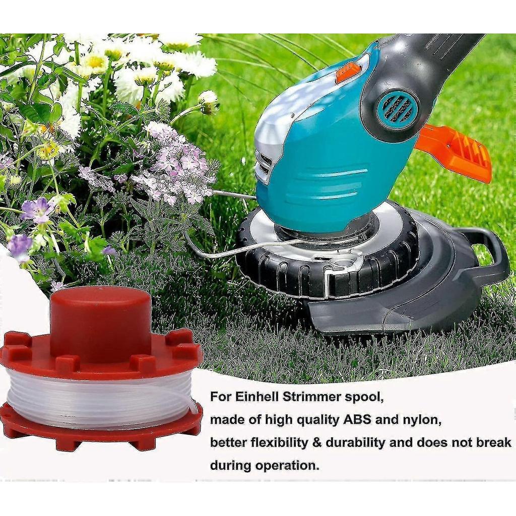 Line Spool For Einhell Ge-ct 36/30 Li E Solo Agillo 36/255 Bl Agillo 18/200 3405096 Trimmer Spare Parts (4 Pieces)
