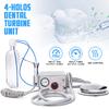 600 мл портативный стоматологический турбинный агрегат, 3-ходовой шприц, 4 отверстия, ножной переключатель с воздушным управлением, ирригатор для полости рта, набор инструментов для отбеливания зубов