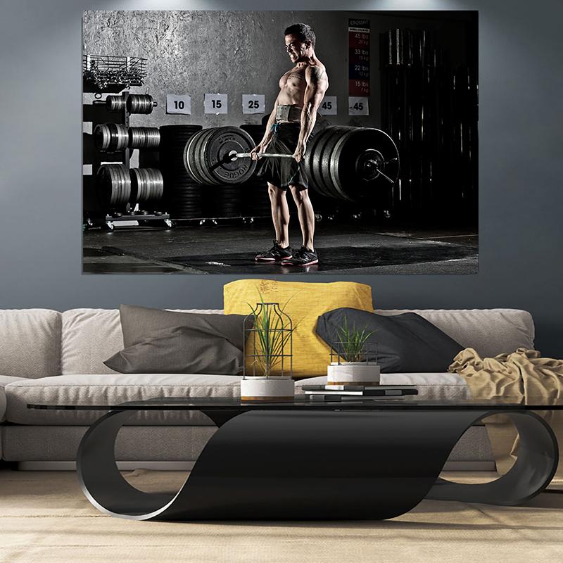 Мышцы, тяжелая атлетика, фитнес-плакаты и принты, современная вдохновляющая картина на холсте, настенные художественные картины для спортзала, офиса, домашнего декора