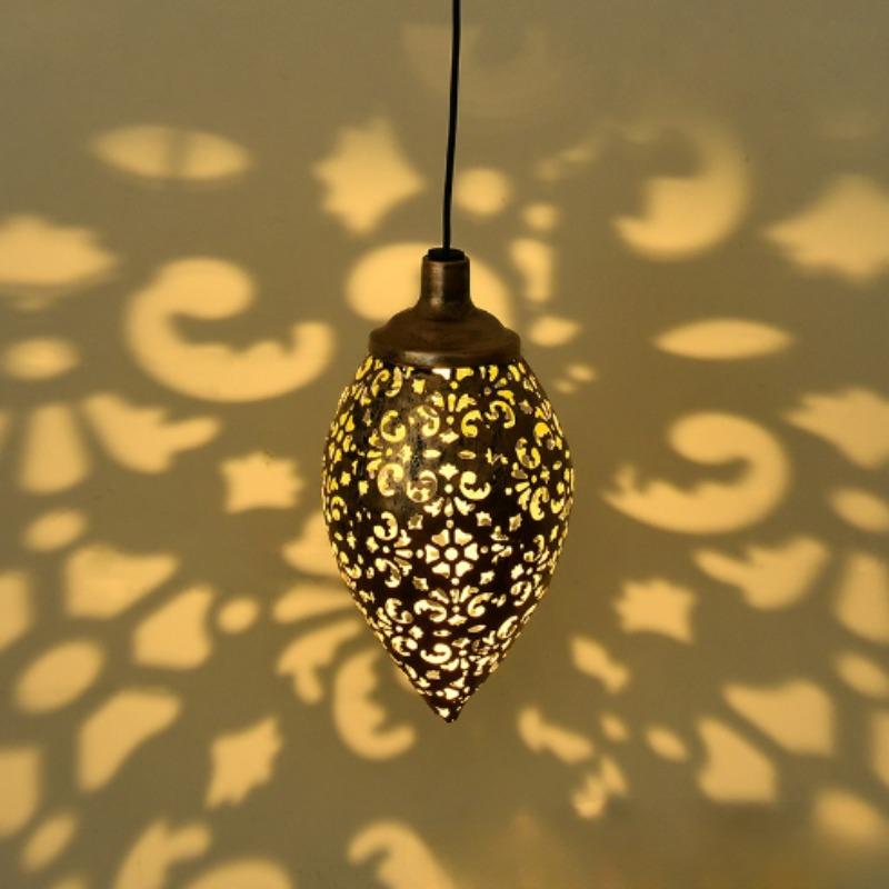 Подвесной солнечный фонарь, уличные водонепроницаемые винтажные металлические светодиодные декоративные светильники для больших деревьев, газонные фонари для сада и двора