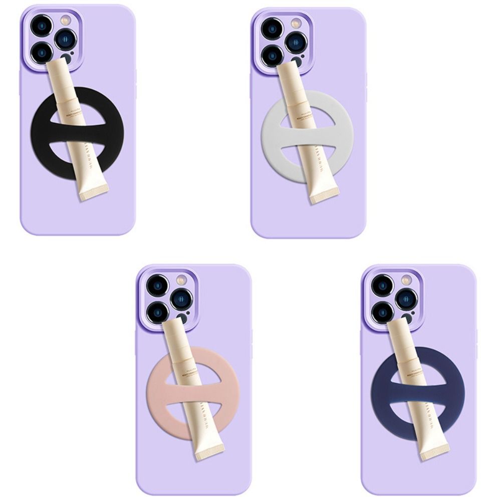 Silicone Magnetic Phone Lipstick Holder Universal Lip Protective Grip  Women Girl