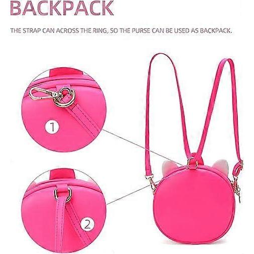 Little Girls Crossbody Bag Toddler Purse Bag Leather Baby Backpac
