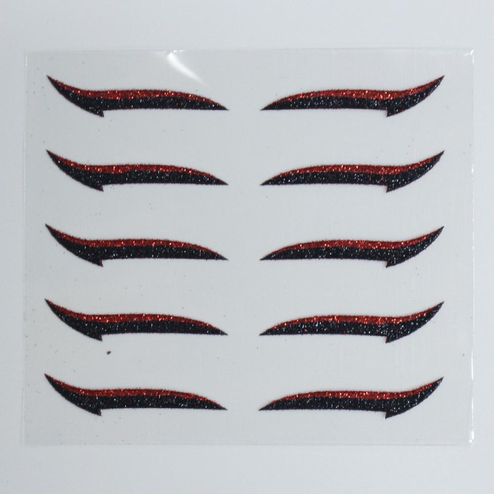 EELHOE Многоразовые наклейки для подводки для век, водонепроницаемые наклейки для двойных век, инструмент для макияжа  (5pairs / комплект)