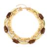 European & American Multi-Layer Geometric Beaded Necklace - Creative Design (NK27260)