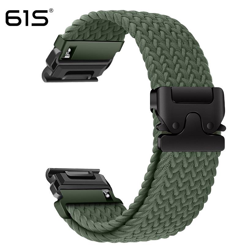 Эластичный ремешок из паракорда 61S для часов Garmin Fenix 8, 7X Pro, 955, 965