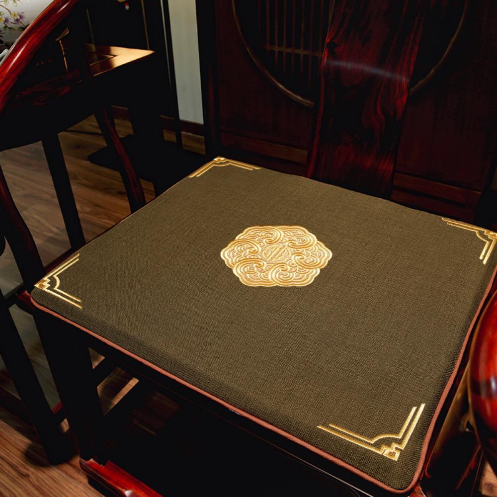 Подушка для дивана из красного дерева, утолщенная подушка сиденья для китайского обеденного стула, мебель из массива дерева, кресло