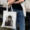 Japan Anime Bungou Stray Dogs Chuuya Women Canvas Bag Nakahara Osamu Dazai Handbags Tote Shoulder Bags Casual Shopping  Handbag