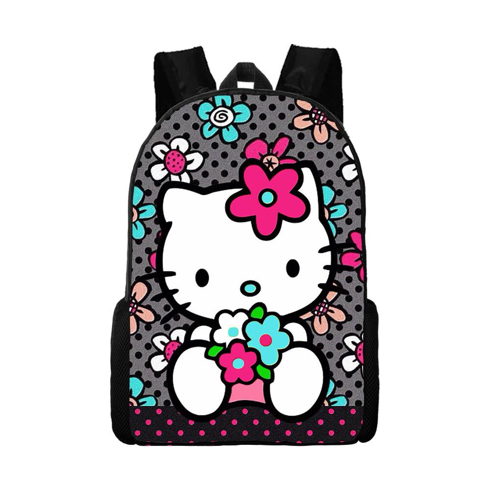 Мультяшный рюкзак Hello Kitty Школьная сумка Ello Kitty Рюкзак с цифровой печатью