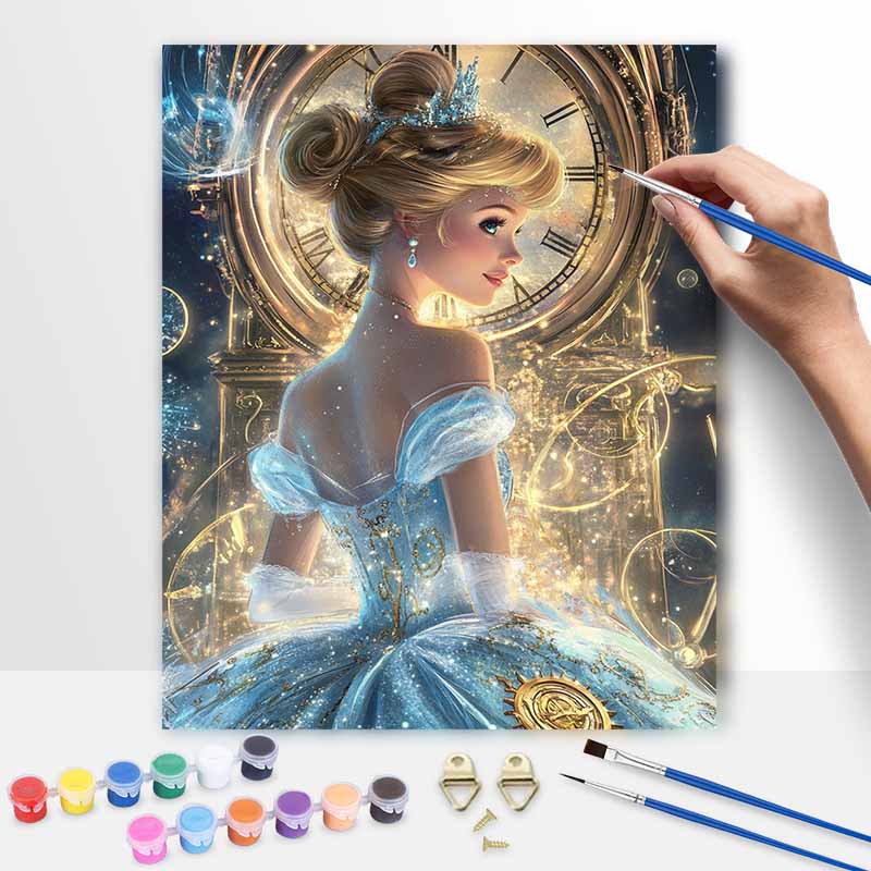 Disney Золушка цифровой набор для масляной живописи DIY ручная работа украшение для дома подарок