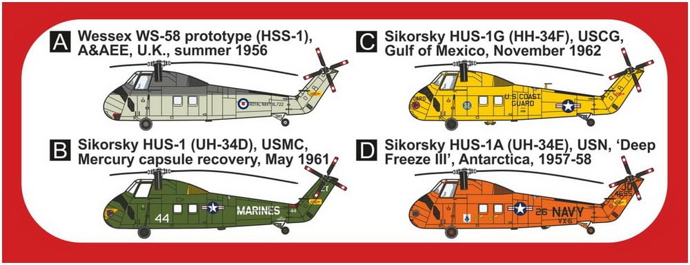 Британский Sikorsky Special Service Mark 1 Пластиковая модель MKM144173L 1/144 S-58