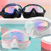 Kids Swim Goggles with Nose Cover Anti-Fog UV Protection Diving Face Guard Wide-Angle Lens No Leak Pool Goggles for Kids Age 3-15