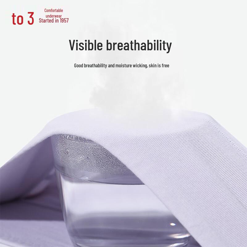 Hodo Women's Cotton Blend High-Waist 7A Antibacterial Briefs Multi-pack