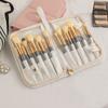 PU Leather Brush Storage Pouch Large Capacity Cosmetic Brush Holder  Makeup Artist