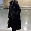 Long Knee-length Cotton-padded Clothes New Hooded Women's Winter Korean Version Loose Cotton-padded Clothes