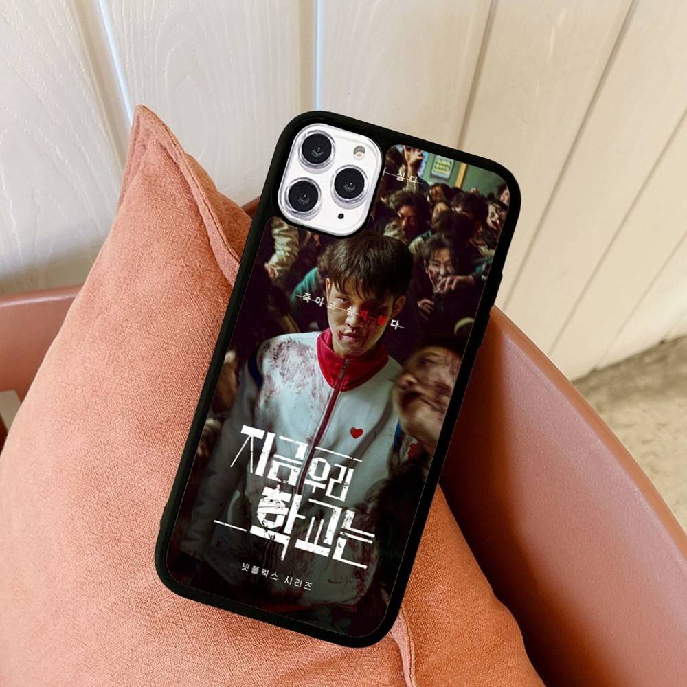 Чехол для телефона Horror TV All Of Us Are Dead PC+TPU Для iPhone 17 16 15 14 PRO MAX 11 12 13 PLUS MINI