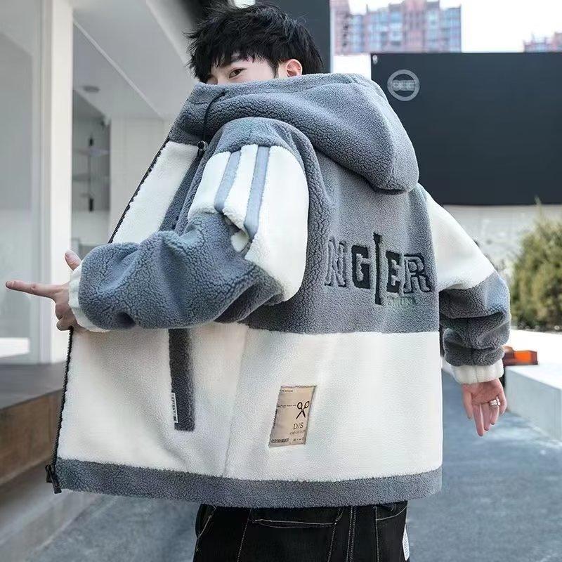 Осенне-зимняя модная куртка большого размера из плотного бархата с капюшоном