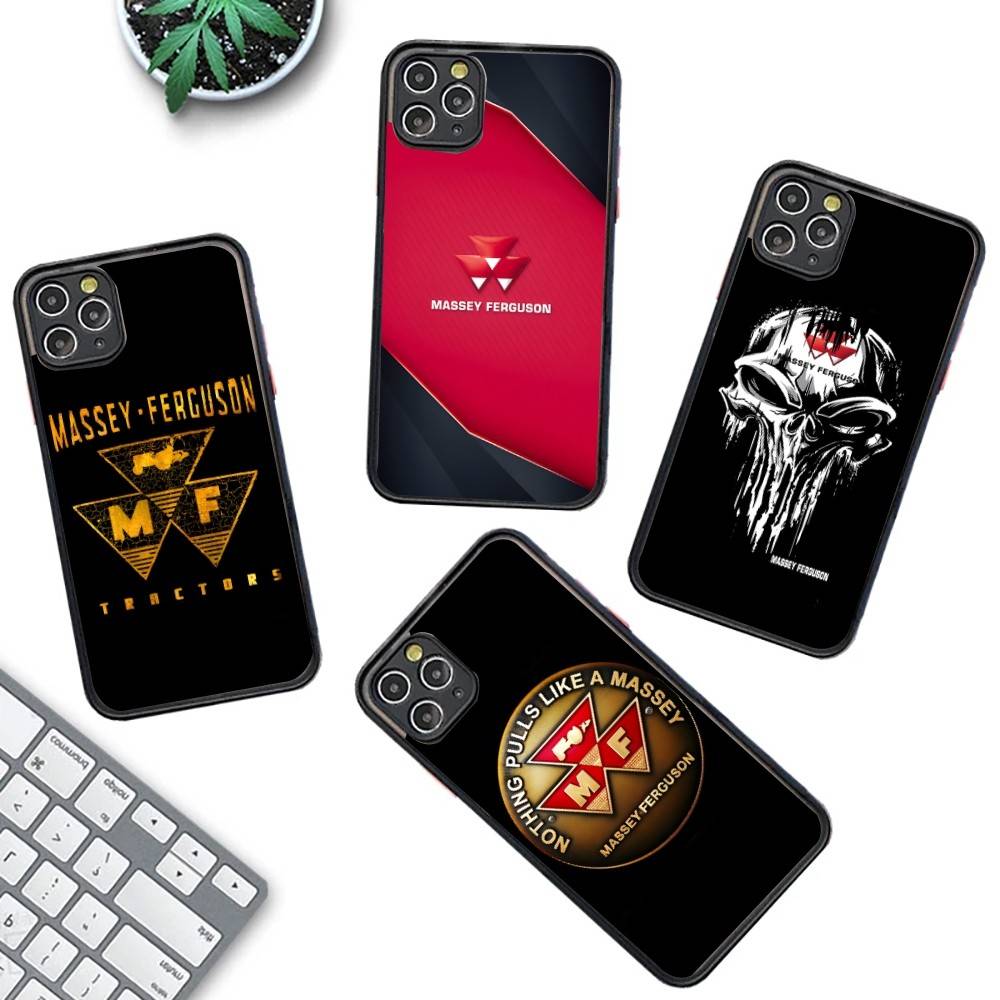 Massey Ferguson Для IPhone 11 12 13 14 15 16 Pro Max Plus X XS MAX Ударопрочный Матовый Задний Чехол