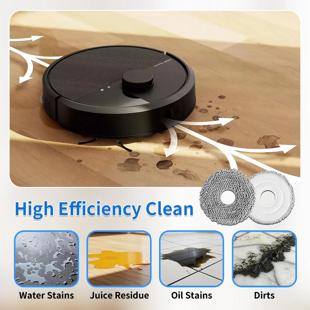 For iRobot Roomba Plus 405 Combo / 505 Combo Robot Vacuum Spare Parts Mop Cloths Filters Dust Bags Main Side Brushes Accessorie