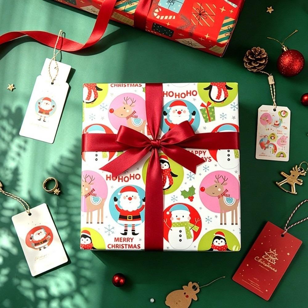 Copperplate Paper Wrapping Paper Red Background Gift Wrapping Paper  Festive Party Supplies