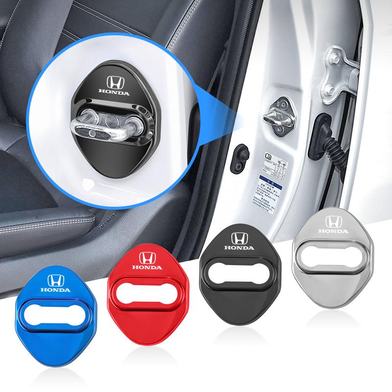 4 шт. Титановый сплав Защитная крышка замка двери автомобиля Для Honda Civic Fit Jazz Accord Pilot CRV Odyssey Passport City Shuttle HRV