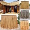Fake Thatch Decorative PVC Grass Roof Artifical Plant Simulation Straw Roof  Outdoor Roof