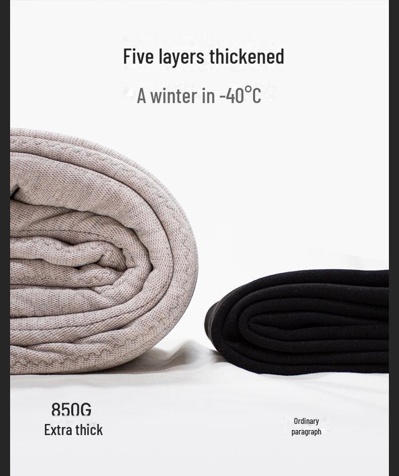 Мужские теплые зимние брюки с наполнителем из 100% шерсти и шелка, плотные и мягкие, для пожилых людей