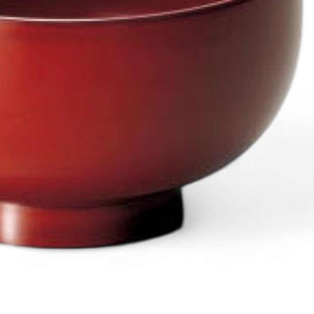 Семейная лаковая посуда Уруси Сделано в Японии J-kitchens Миска, Ручная роспись, Лак, PID-635645,