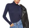 FashionCloth осень-зима женский свитер с длинными рукавами, высоким воротником, тонкая рубашка, однотонный треугольный сексуальный вязаный комбинезон