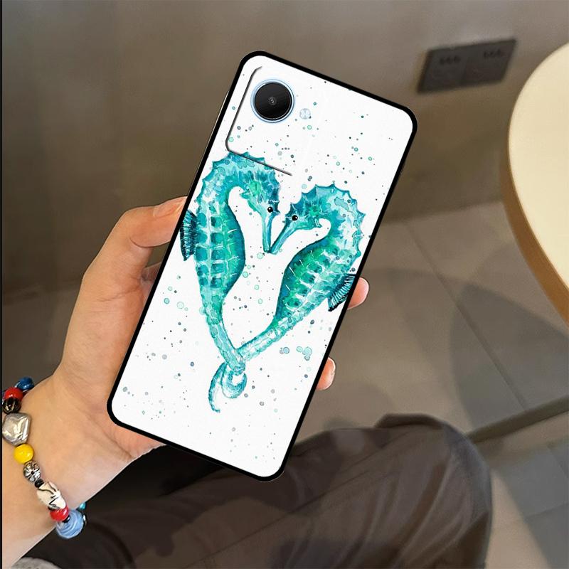 Чехол Морской Конёк Для Realme 15 14 11 12 13 Pro Plus GT7 Pro GT6 C55 C51 C53 C35 C33 C61 C65 C67 C71 C75