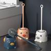 Toilet Brush Pig-Shaped Toilet Cleaning Brush with Non-Slip Long Handle Toilet Scrubber for Bathroom