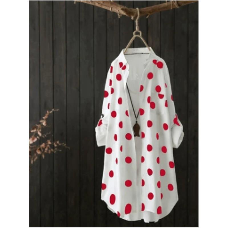 Женская летняя длинная однорядная рубашка с множеством пуговиц, свободная повседневная тонкая куртка