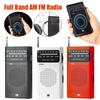 Мини Карманное Радио 3.5мм AUX Аналоговое Радио HIFI Компактный Радио Плеер Телескопическая Антенна Лучший Прием для Бега Кемпинга Путешествий