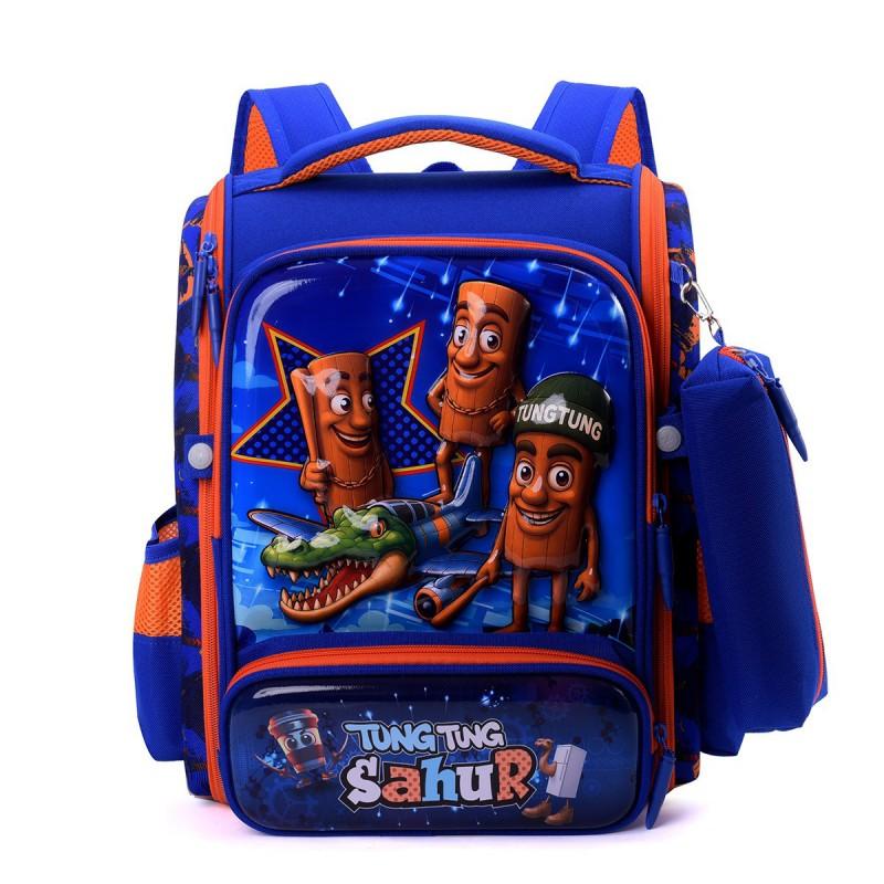 Kids 3D Hard Shell Backpack With Spider-Man Design Boys Girls Ages 5-10 School Use Breathable Comfort Fit