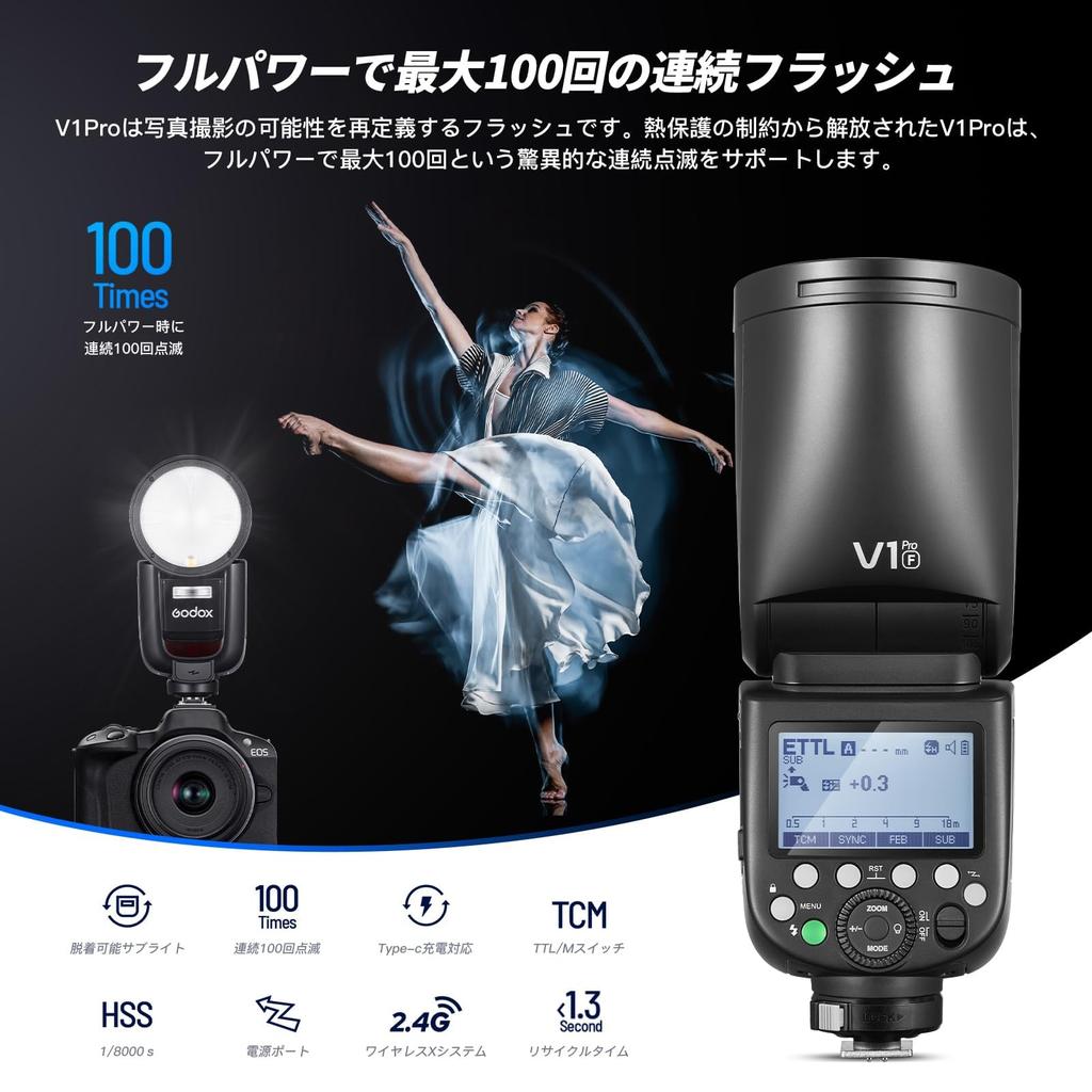 Сертифицированное соответствие GODOX Strobe Flash Speedry для Fujifilm Subflash HSS 76WS TTL Порт зарядки Совместимость с Godox Верхняя часть Совместимость с Godox