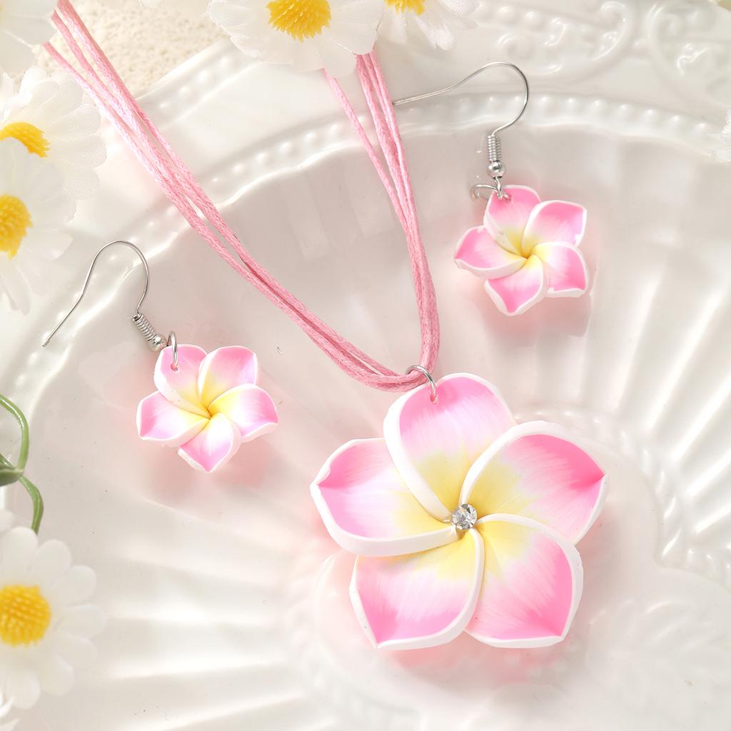 3Pcs Luxury Jewelry Set For Women Vintage Crystal Flower Pendant Necklace and Earrings Exquisite Design Jewelry Party Gifts 2026