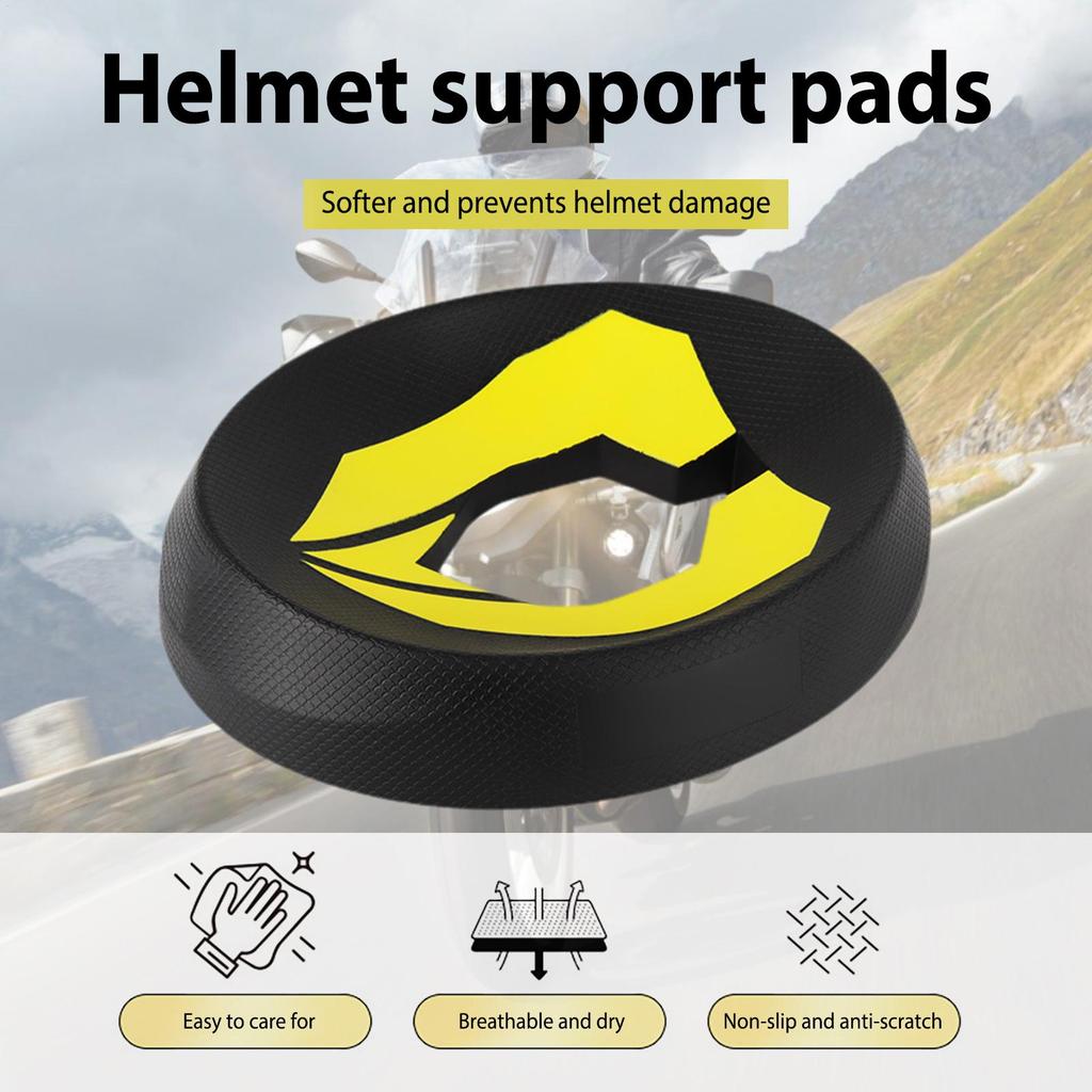 Portable Motorcycle Helmets Stand Helmet Support Pad Scratch-resistant Helmet Keep the helmet dry Protection tray Accessory