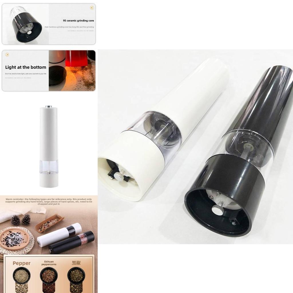 Современная минималистичная мельница для перца с прочным контейнером для специй для использования на кухне