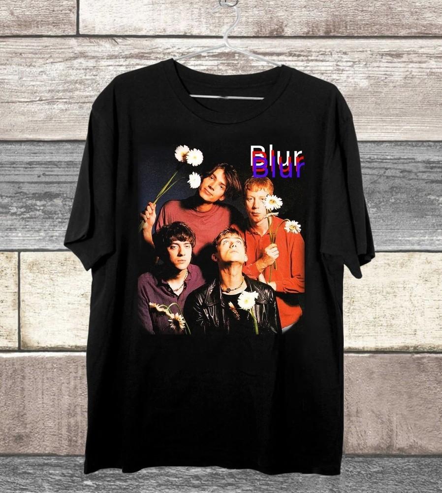 Постер Blur с цветами Музыкальная унисекс футболка Все размеры от S до 5XL AR1401 Унисекс футболка