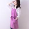 [Rep] Nordic Apron with 2 Pockets Cafe Apron for Adults Abitual PK 547694-MAIL Present SolPinkLength 73cm