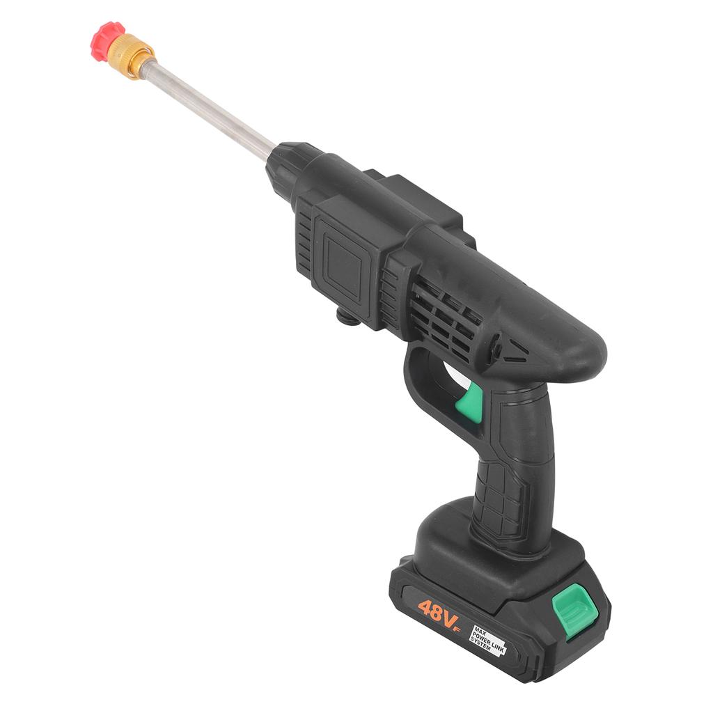 Cordless Pressure Washer 2MP Large Flow Long Range Portable Power Cleaner for Car Window Roof Floor 100‑240V US Plug