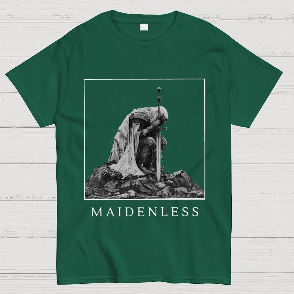 Maidenless Unisex 100% Cotton Summer Casual Cool Loose T-Shirt