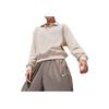 Nike Свободная рубашка поло Heritage Solid с длинным рукавом, женские топы, песочно-белый FZ4338-126