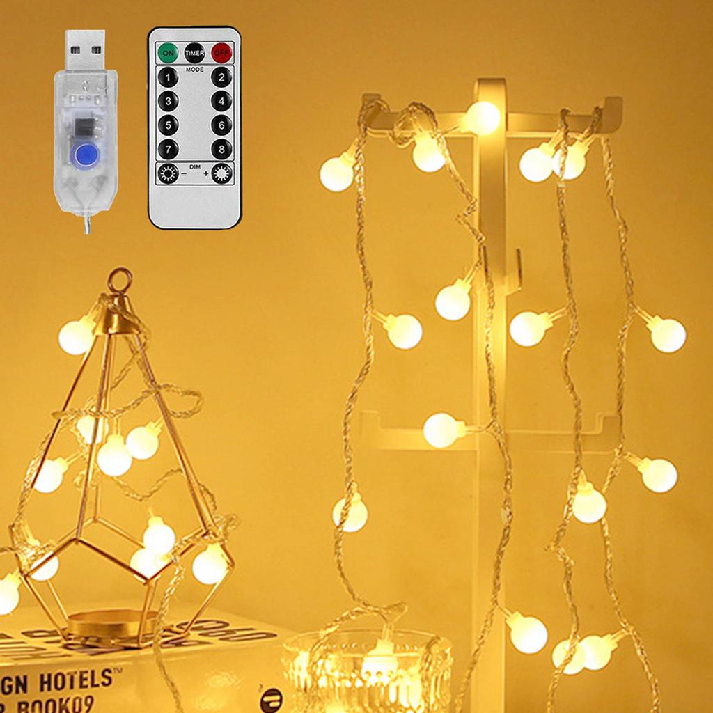 19.7 Feet 40 Led,8 Modes USB String Lights ,Indoor String Lights For Bedroom,Classroom,Outdoor String Ligh For Indoor Outdoor Hanging Lights