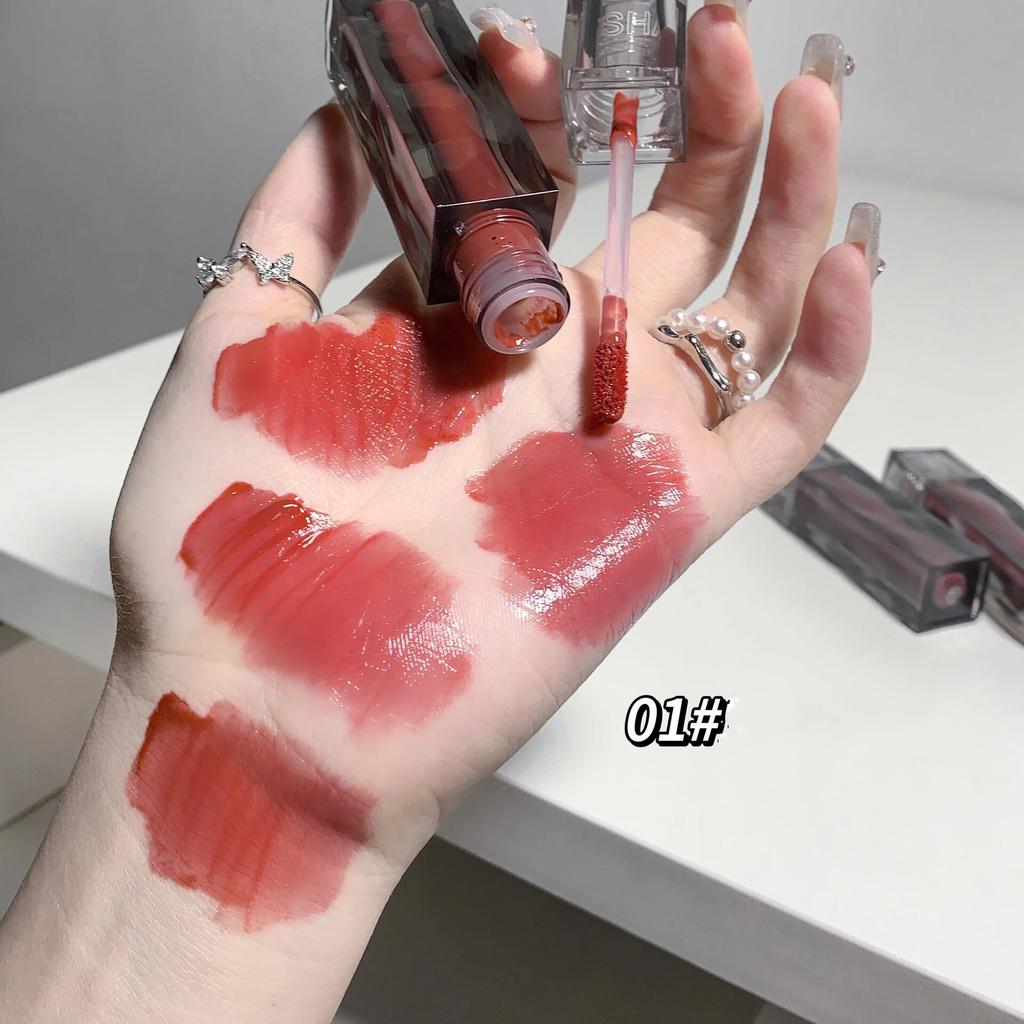 6 Colors Mirror Water Lip Gloss Moisturizer Liquid Lipstick Waterproof Long Lasting Lip Tint Lip Makeup Cosmetic