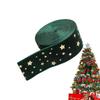 Christmas Ribbon Crafts Packaging 78 Inch Velvet Christmas Tree Ribbon For Wreath Bouquet Cake Baking Ornaments Wedding Flower