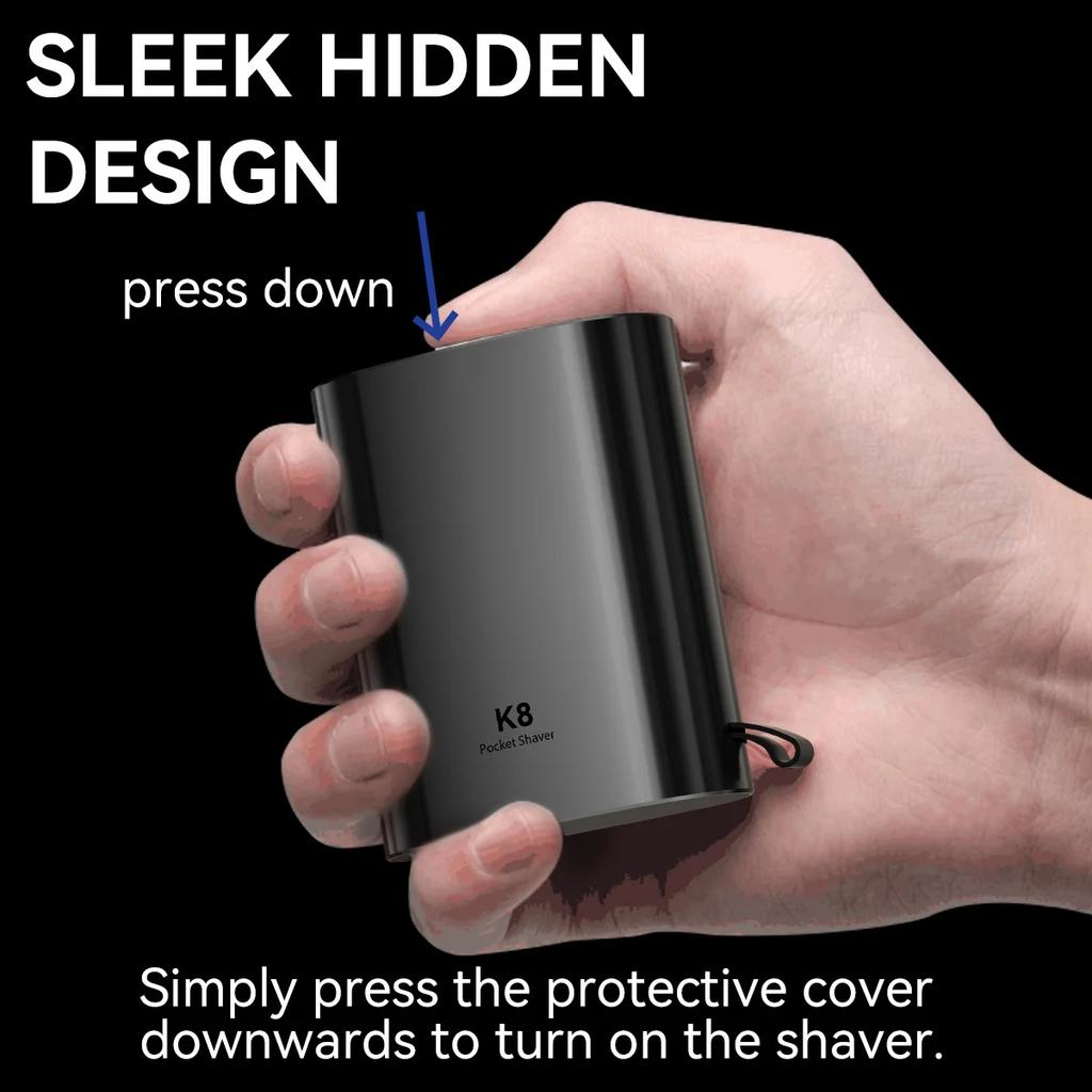 Xiaomi Электробритва ENCHEN K8, плавающая бритва, карманная мини-бритва для мужчин